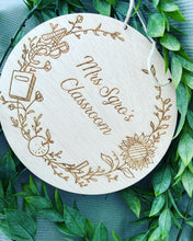 Load image into Gallery viewer, Classroom Door Plaque