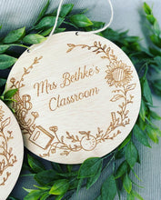 Load image into Gallery viewer, Classroom Door Plaque