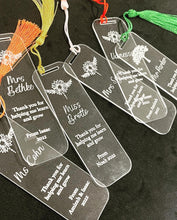 Load image into Gallery viewer, Acrylic Bookmark