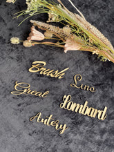 Load image into Gallery viewer, Ply Wood Place Cards