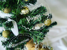 Load image into Gallery viewer, Personalised Christmas Ornament