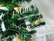 Load image into Gallery viewer, Personalised Christmas Ornament