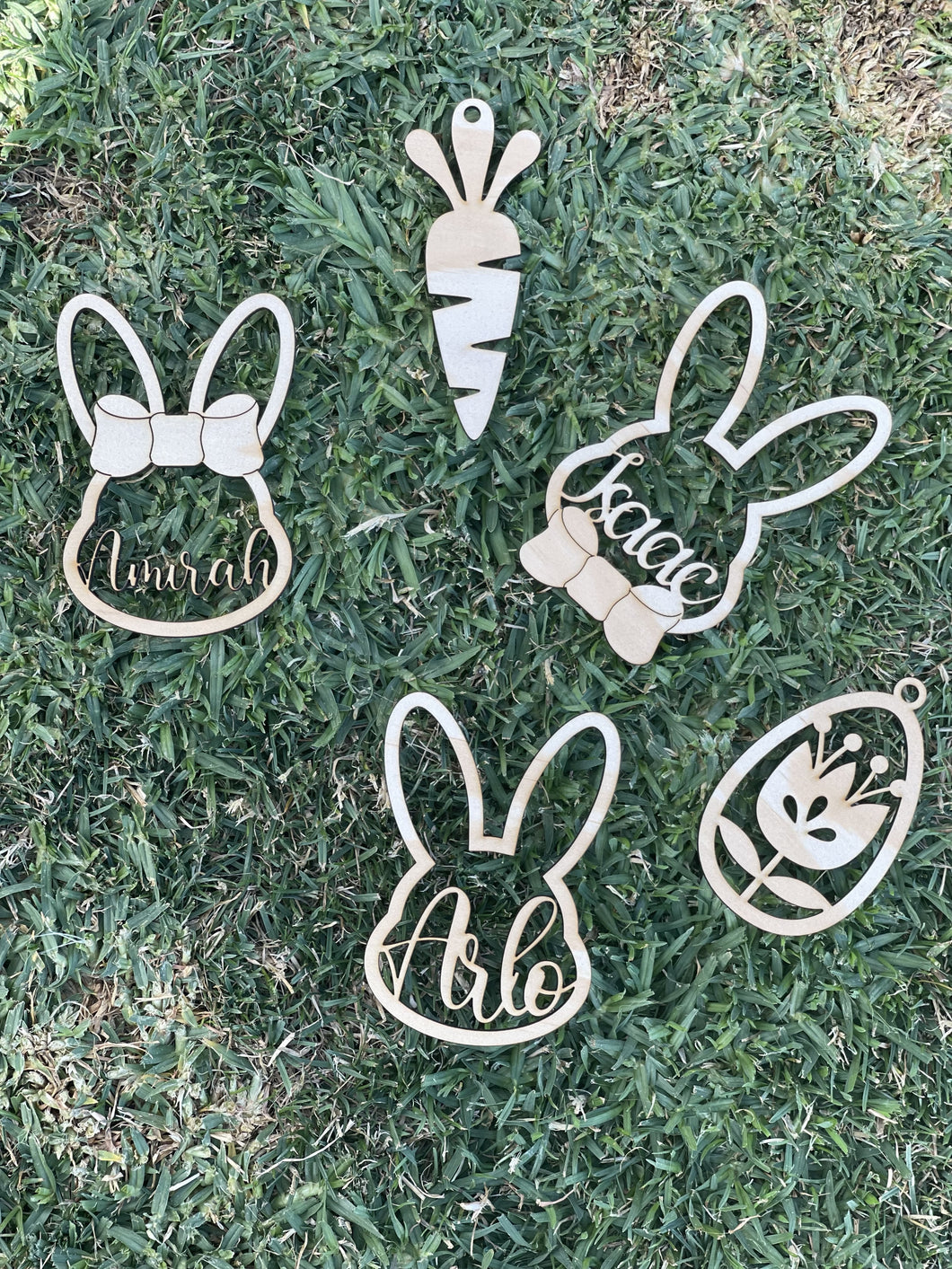 Carrot/Easter Egg gift tag