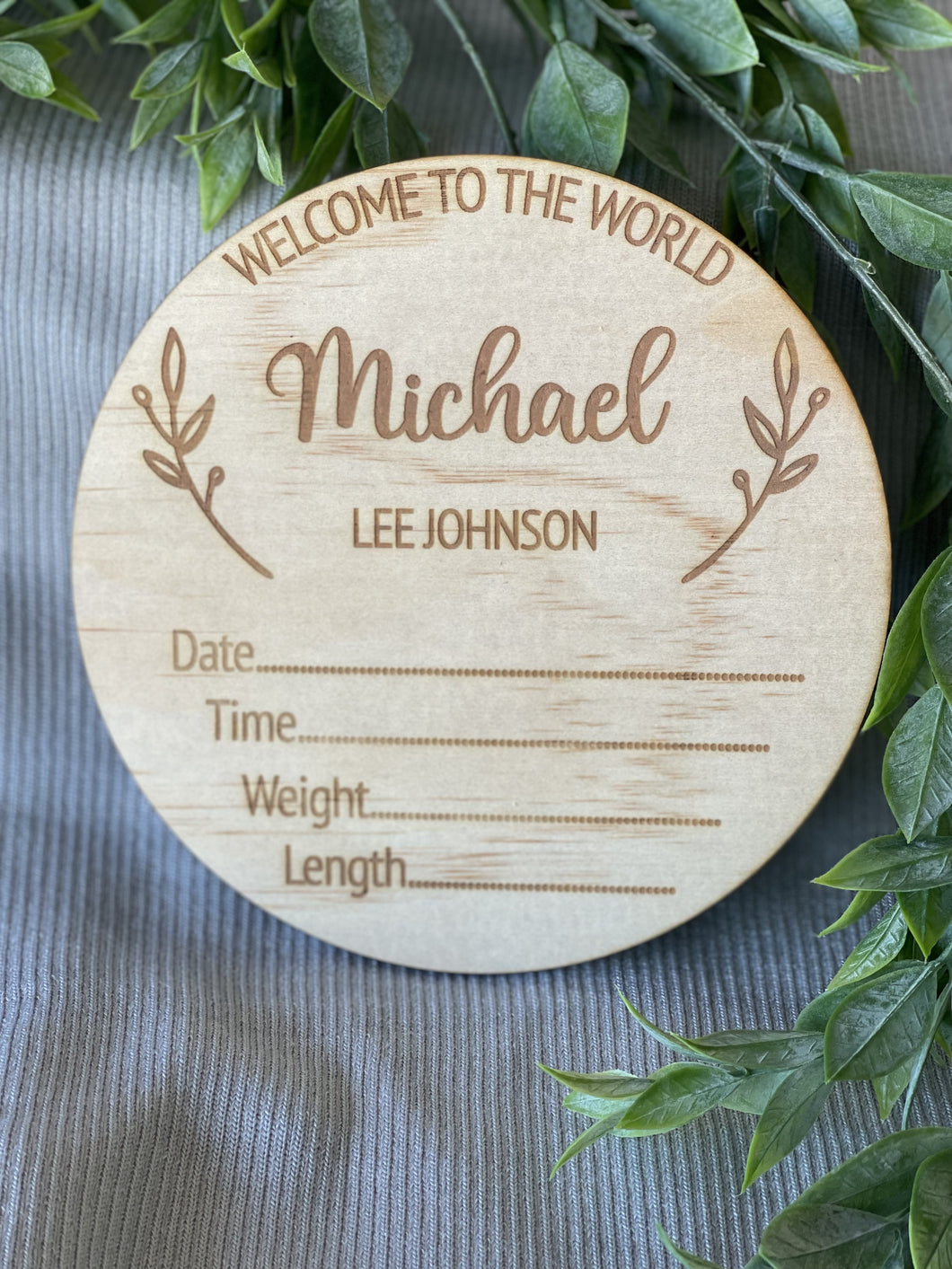 Personalised Detailed Plaque